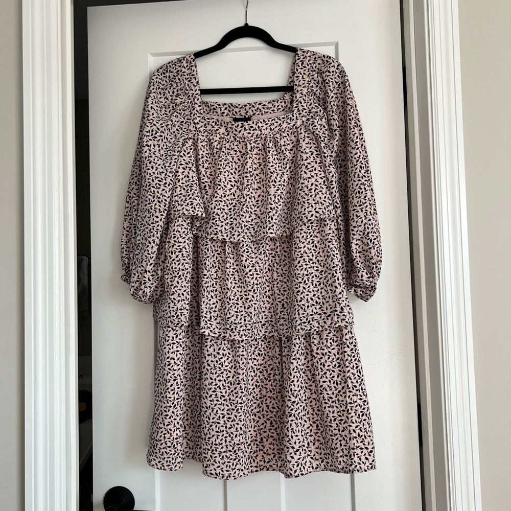 Who What Wear Tiered Dress